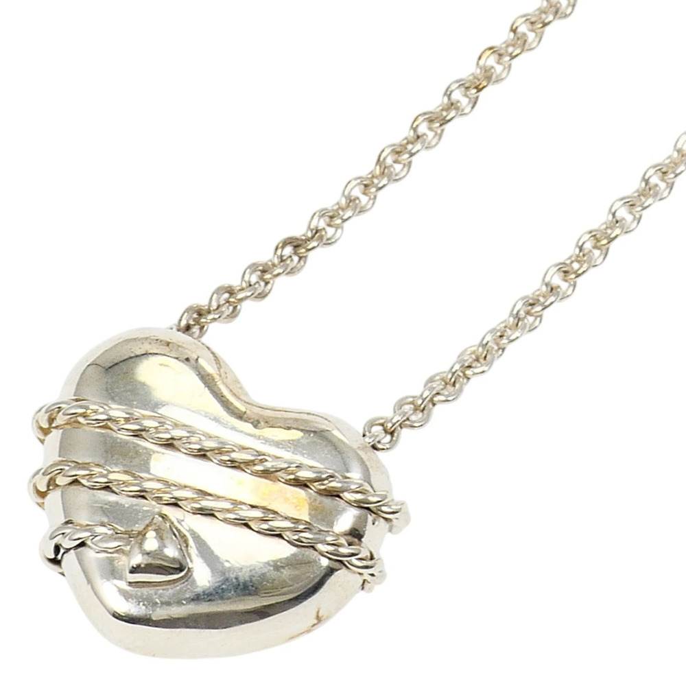 Tiffany & Co. Heart Arrow Silver Necklace, Total Weight 8.4g, 47cm, Like New ...
